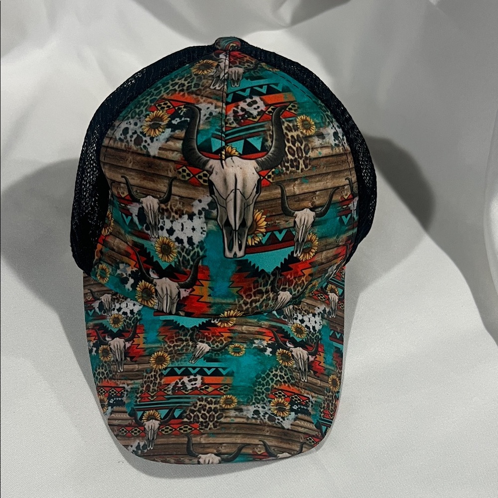 Colorful Southwestern Pattern Cap‎